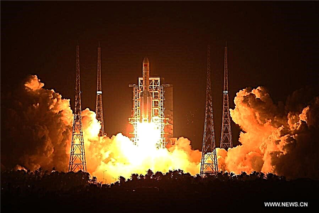 China acaba de lanzar su cohete más grande