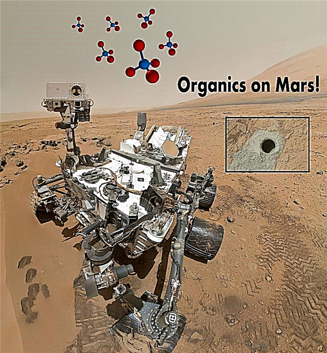 Rover NASA Curiosity Rover detekuje Methane, Organics on Mars