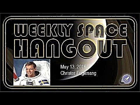 Wekelijkse Space Hangout - 13 mei 2016: Christer Fuglesang