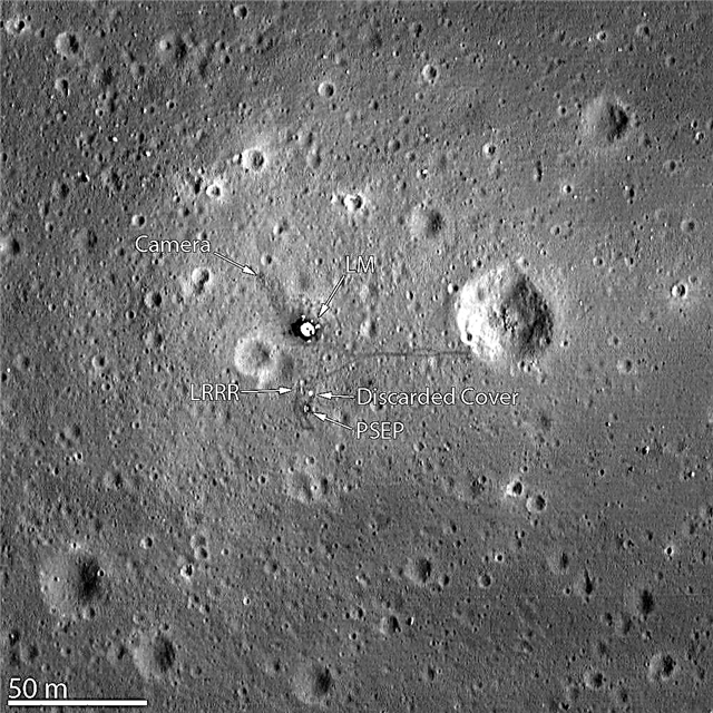 Como é o local de pouso na Lua Apollo 11 hoje?