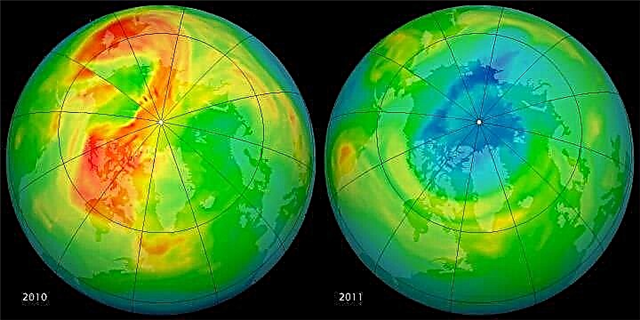 A sarkvidéki ózonszintek mindenkor alacsonyak