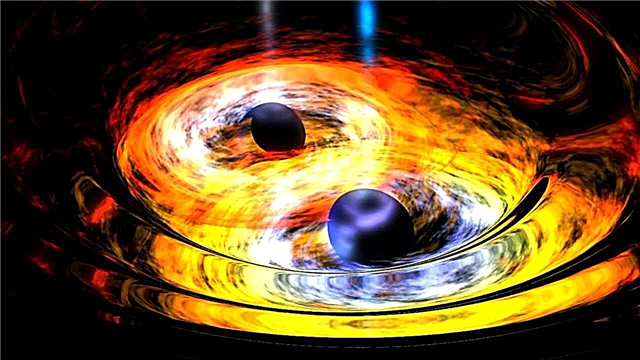 Галактика може приймати "спіраль смерті" з двох чорних отворів, що стають однією