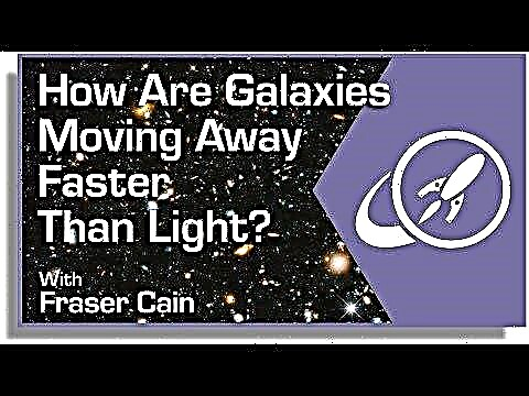 Como as galáxias estão se afastando mais rápido que a luz?