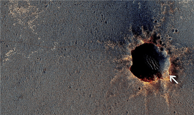 Une nouvelle image couleur montre le Rover d'opportunité de l'orbite