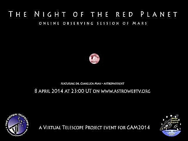 Sarkanās planētas nakts: drīz notiks Marsa opozīcija 2014!