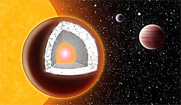 Exoplaneta nas proximidades pode ser coberto com diamante