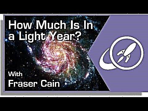 كم من الأشياء في سنة ضوئية؟