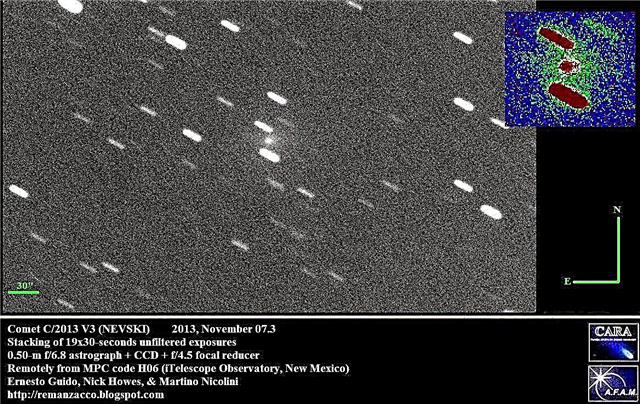 Sortez vos cartes de pointage de comète: la comète Nevski est désormais visible avec des jumelles