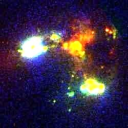 Фосилна галаксија у раном универзуму