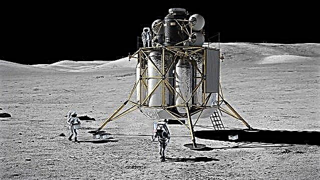 Machen Sie eine Runde um den Altair Lunar Lander