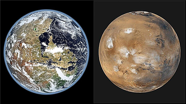 Мінеральні точки на Марсі, багатому водою