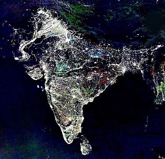 Não, esta não é uma foto da Índia em Diwali