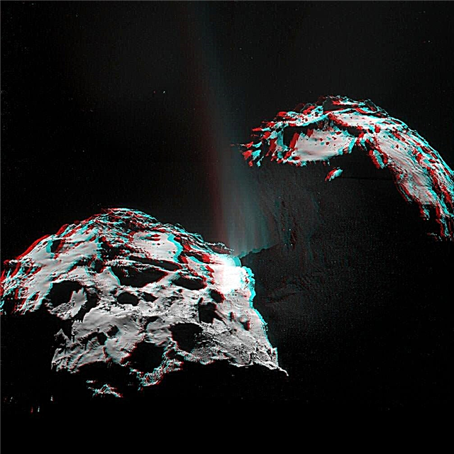 La comète de Rosetta en 3D palpitante