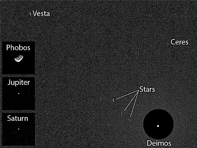 La curiosité capture les premières images d'astéroïdes de la surface de Mars