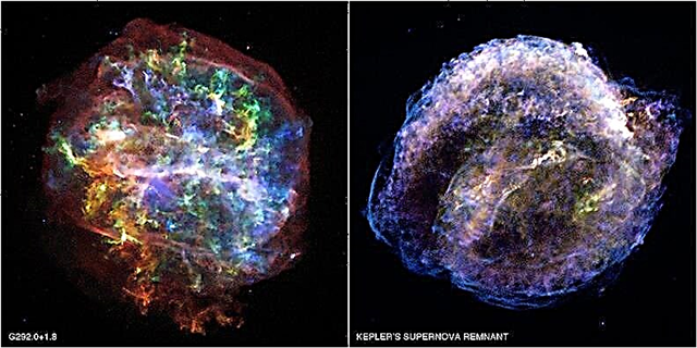 Las formas revelan la historia de las supernovas