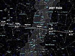 O asteróide próximo da Terra 2007 TU24 fará uma aproximação em 29 de janeiro de 2008