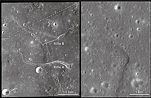 카구야, 달의 용암 관 발견