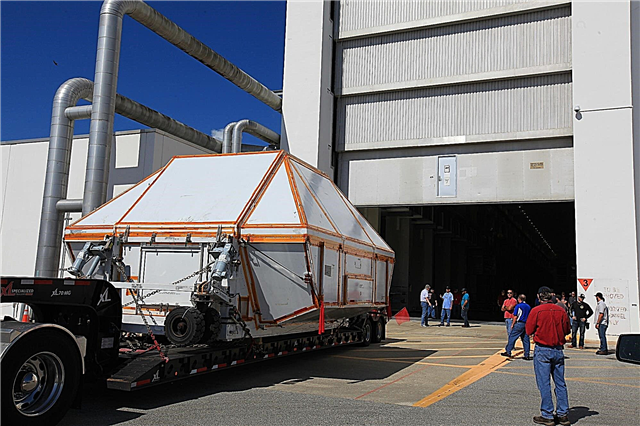 De bouw van de Orion-capsule is voltooid. Vervolgens wordt het naar de eindassemblage naar Florida gestuurd