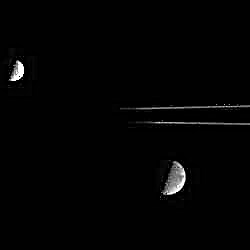 Dione y Encelado