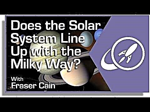 ¿El sistema solar se alinea con la Vía Láctea?