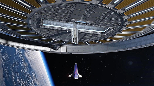 Nadace Gateway předvádí své plány na obrovskou rotující vesmírnou stanici