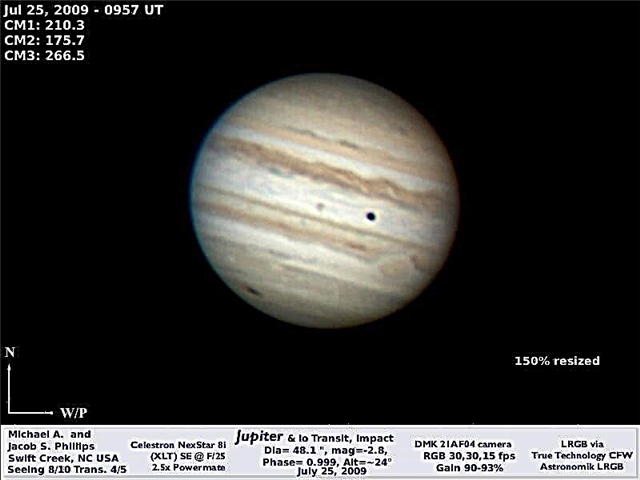 Beobachten Sie: Eine erstaunliche, faszinierende volle Rotation des Jupiter