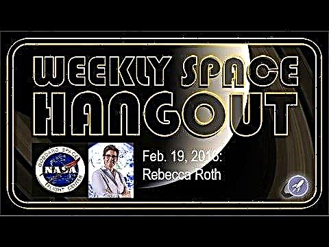 Hangout espacial semanal - 19 de febrero de 2016: Rebecca Roth