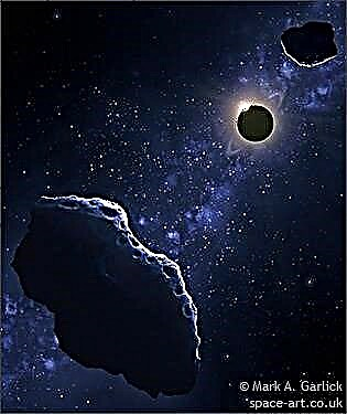 Objet de ceinture de Kuiper voyageant dans le mauvais sens dans un système solaire à sens unique