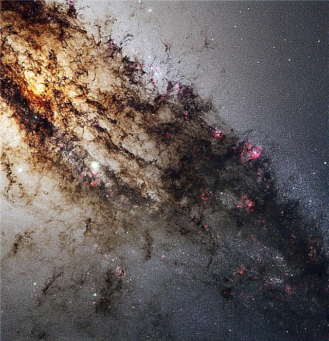 Splendida nuova visione di Hubble di Centaurus A