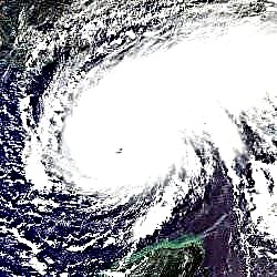 Imagen satelital del huracán Rita