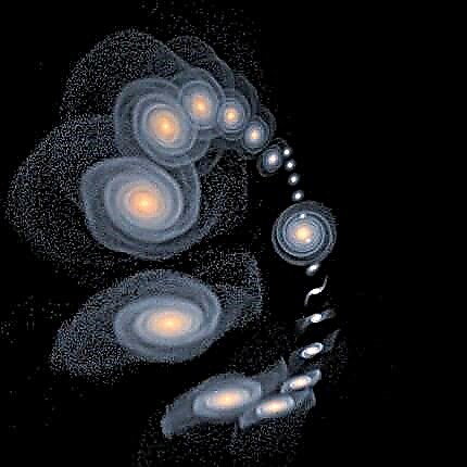 Andromedas galaktika, kas apkaimē ēd