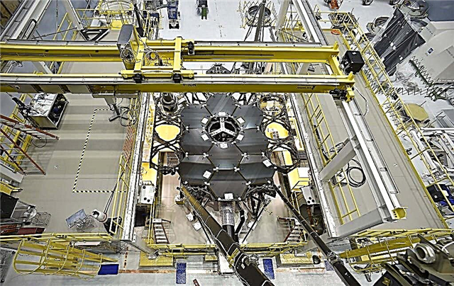 Time-lapse Video Documents Assembly of Webb Telescope Primary Mirror