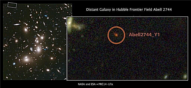 ¡Encontró! Galaxy distante vista solo 650 millones de años después de Big Bang