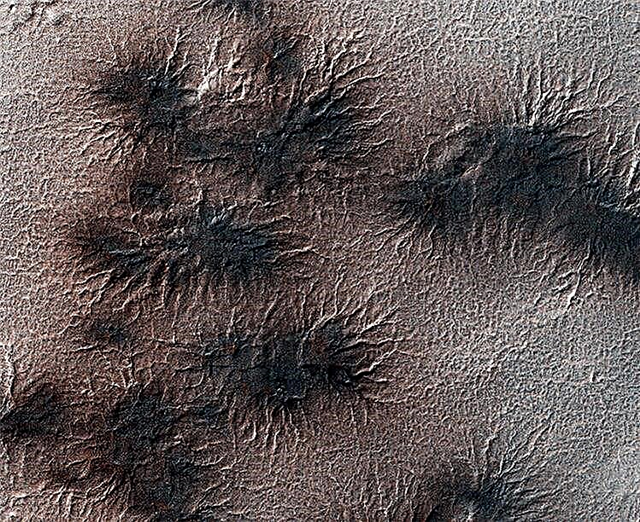 ¡Arañas gigantes en Marte!