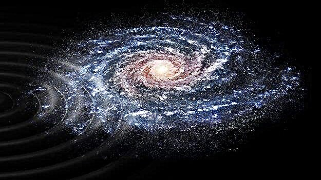 A Via Láctea ainda está ondulando de uma colisão galáctica há milhões de anos