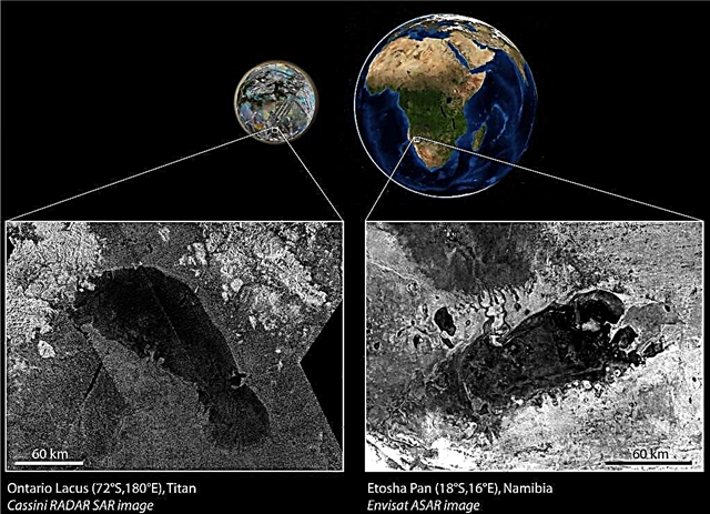 Āfrikas ezerā ir dvīnīte uz Titāna