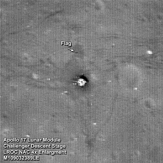 LRO echa un vistazo más de cerca al sitio de aterrizaje del Apolo 17