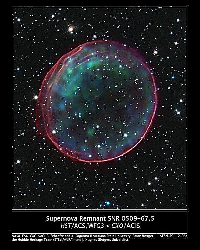 El Hubble proporciona evidencia de la supernova 'doble progenitor degenerado'