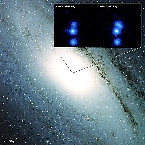 안드로메다의 불안정한 블랙홀