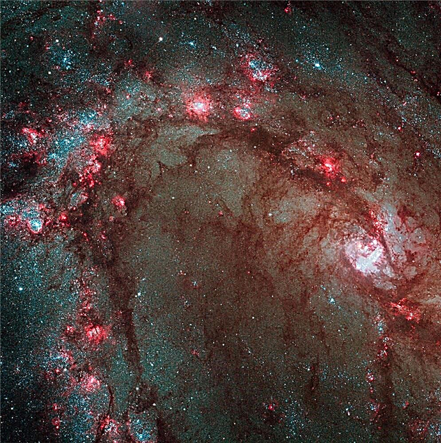 Hubble revela nascimento de estrelas deslumbrante em M83