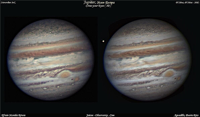 Machen Sie ein Doubletake: Jupiter und Europa
