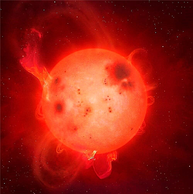 Les astronomes attrapent une superflare d'une étoile chétive