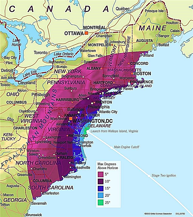 Cómo detectar el lanzamiento de Antares de NASA Wallops el miércoles
