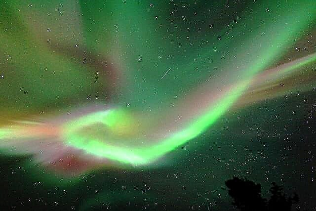 Aurora care apare în Alaska