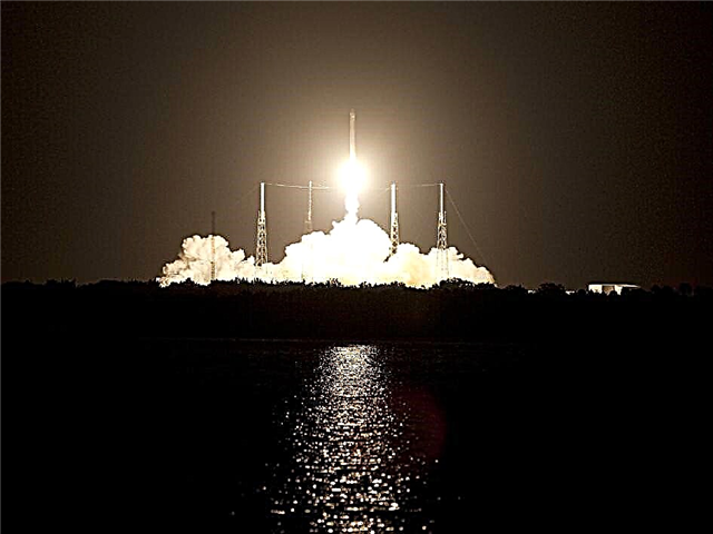 Falcon 9 experimentó anomalía en el motor pero siguió yendo a órbita