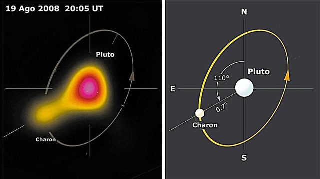 Charon fotografiado por astrónomos aficionados