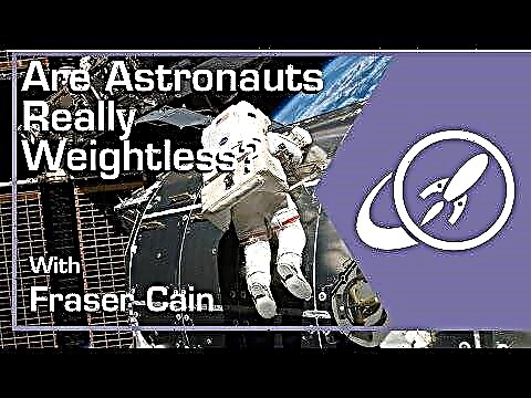 Os astronautas são realmente leves?