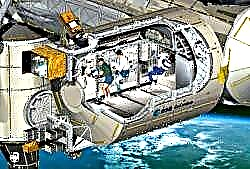 Module Columbus européen préparé pour la mission Atlantis