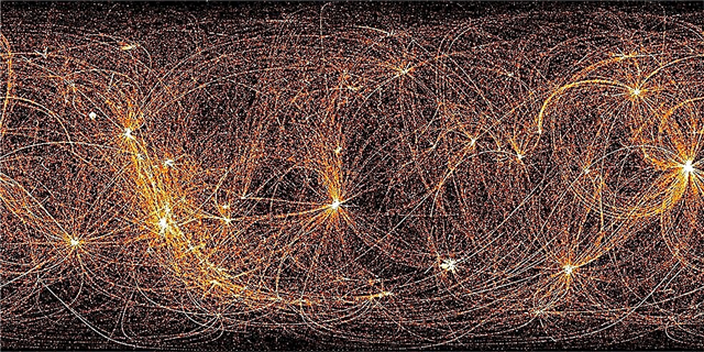 La NASA está construyendo un mapa de todo el cielo visto en rayos X, línea por línea con su experimento NICER