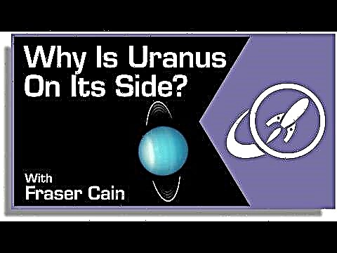 ¿Por qué está Urano de su lado?